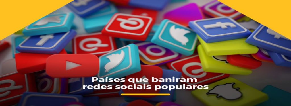 países baniram redes sociais populares